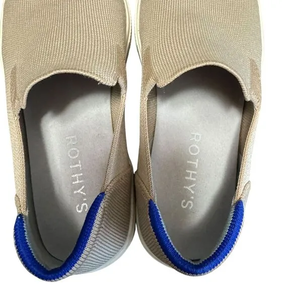 Rothys The Original Slip On City Sneakers Rothy’s Sand Shoes Women 9.5 Comfort