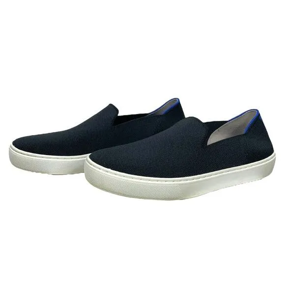 Rothy's The Original Slip On Sneaker Black Women’s 8 Casual Minimalist Comfort