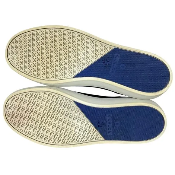 Rothy's The Original Slip On Sneaker Black Women’s 8 Casual Minimalist Comfort