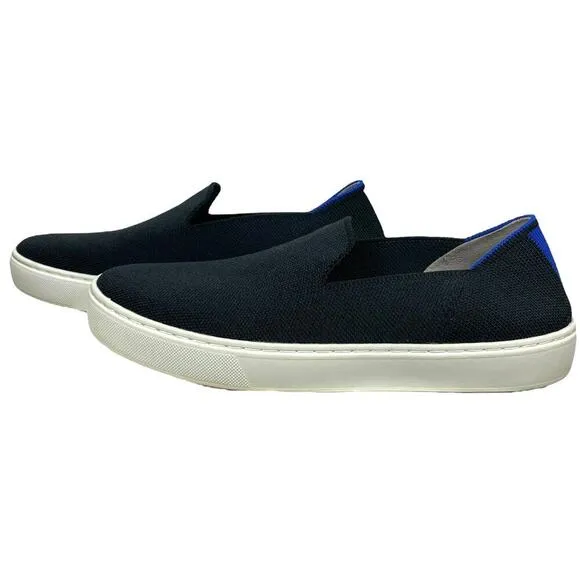 Rothy's The Original Slip On Sneaker Black Women’s 8 Casual Minimalist Comfort