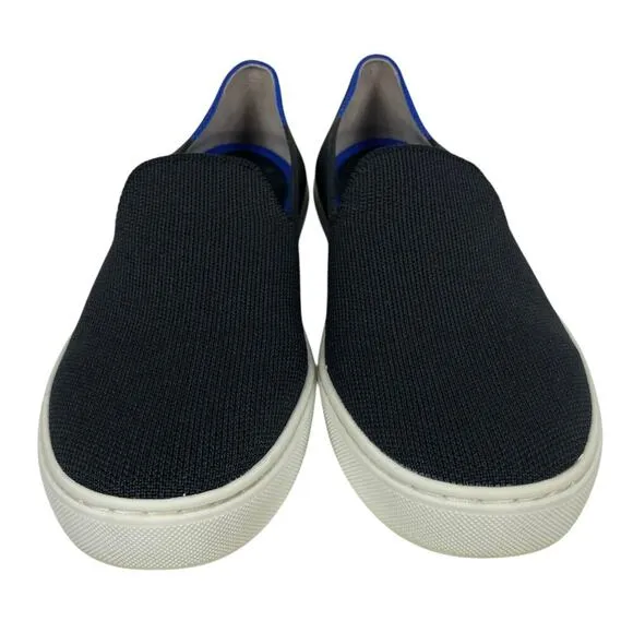 Rothy's The Original Slip On Sneaker Black Women’s 8 Casual Minimalist Comfort