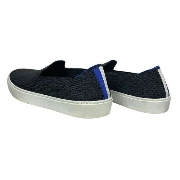 Rothy's The Original Slip On Sneaker Black Women’s 8 Casual Minimalist Comfort