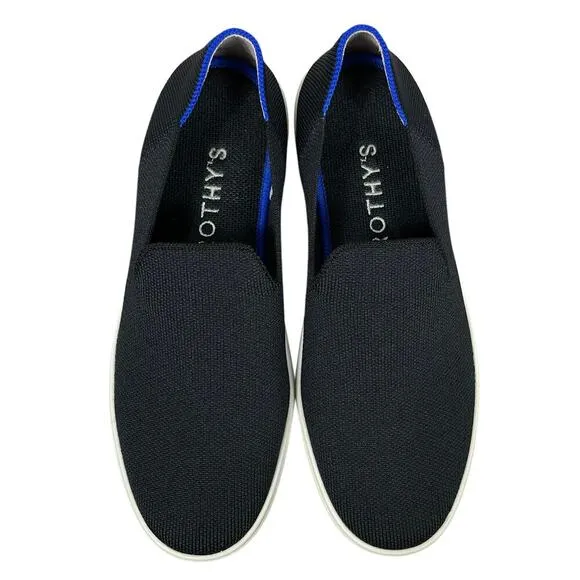 Rothy's The Original Slip On Sneaker Black Women’s 8 Casual Minimalist Comfort