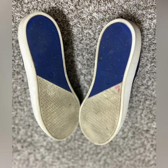 Rothy's Women’s The Original Slip On Sneaker Knit Loafer Shoes navy Blue…