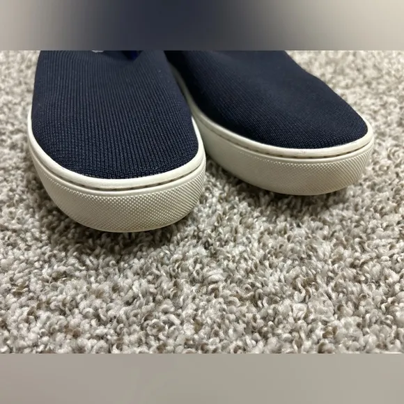 Rothy's Women’s The Original Slip On Sneaker Knit Loafer Shoes navy Blue…
