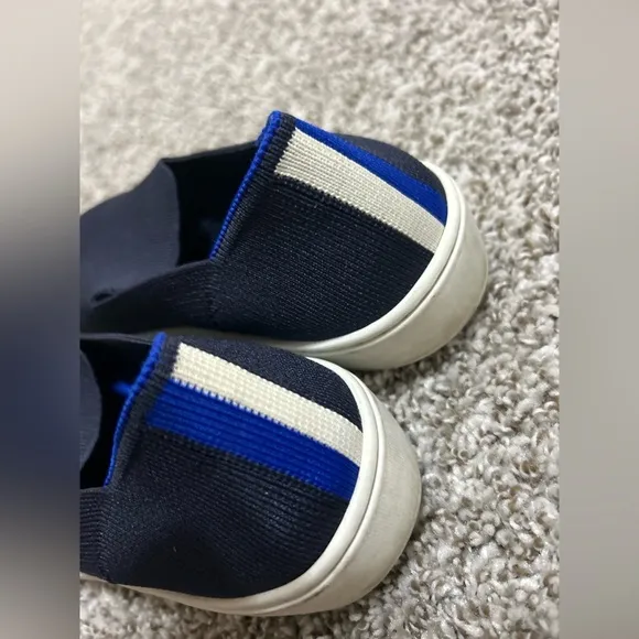 Rothy's Women’s The Original Slip On Sneaker Knit Loafer Shoes navy Blue…