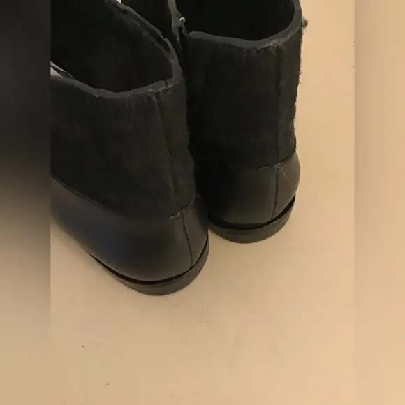 Saint &amp; Libertine women black leather short boots Size 6