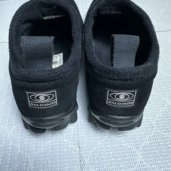 SALOMON Contagrip CX Thinsulate Men's Black Suede Hiking Shoes Size 11.5