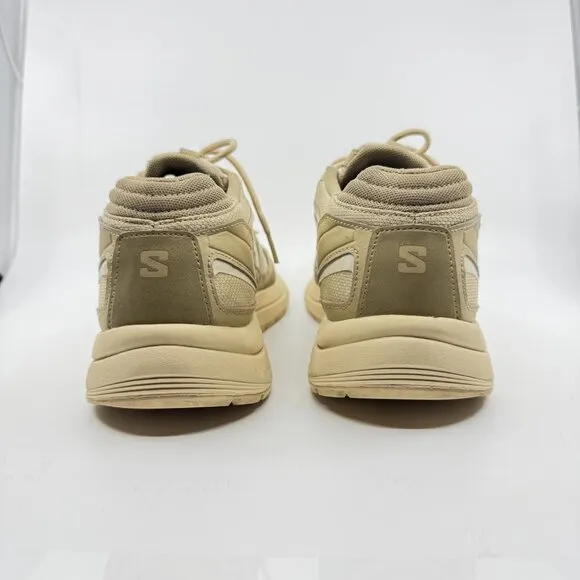 Salomon Shoes Men Sz 13 Beige Odyssey Safari/Bleached Sand Ortholite Running