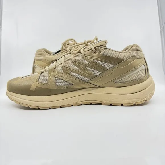 Salomon Shoes Men Sz 13 Beige Odyssey Safari/Bleached Sand Ortholite Running