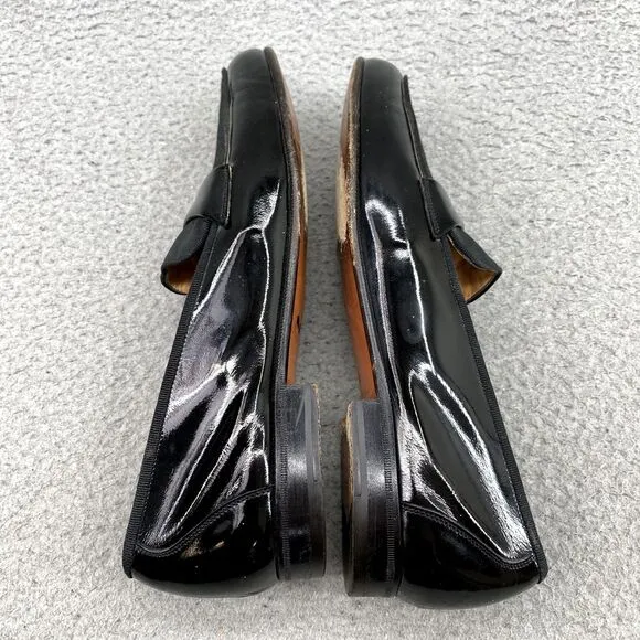 Salvatore Ferragamo Loafer Shoes‎ Men's 10 Black Italian Leather Corpcore Preppy