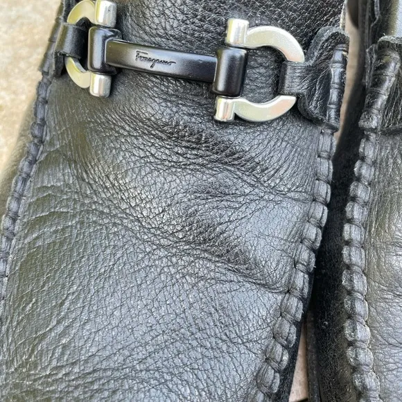 Salvatore Ferragamo Slip On Shoes Mens Size 9