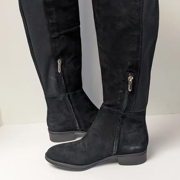 Sam Edelman Pam Over-the-Knee Boots, Black, Womens 5.5 M