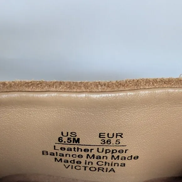 Sam Edelman Tan Suede Tall Pull On Side Zipper Block Heel Boots