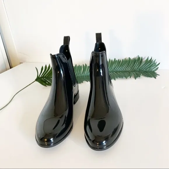 Sam Edelman Womens Black Shoes Rainboots Womens Boots Size 9