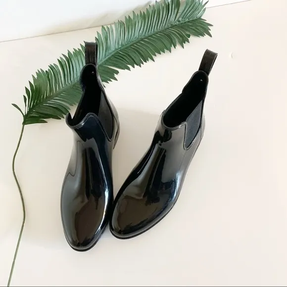 Sam Edelman Womens Black Shoes Rainboots Womens Boots Size 9
