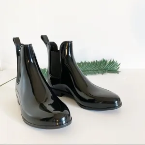 Sam Edelman Womens Black Shoes Rainboots Womens Boots Size 9