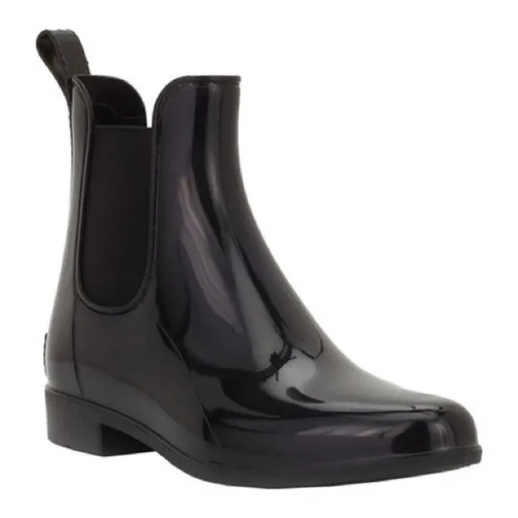 Sam Edelman Womens Black Shoes Rainboots Womens Boots Size 9