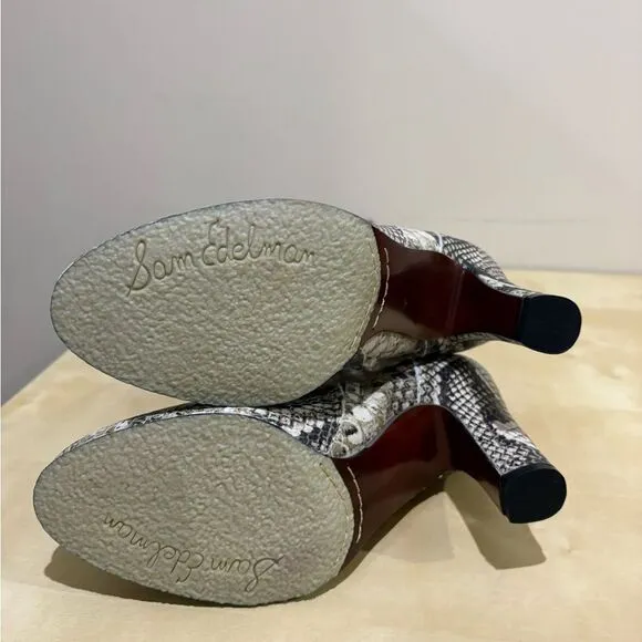 Sam Edelman Serephinia Snakeskin Tall Boots