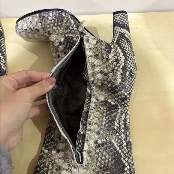 Sam Edelman Serephinia Snakeskin Tall Boots