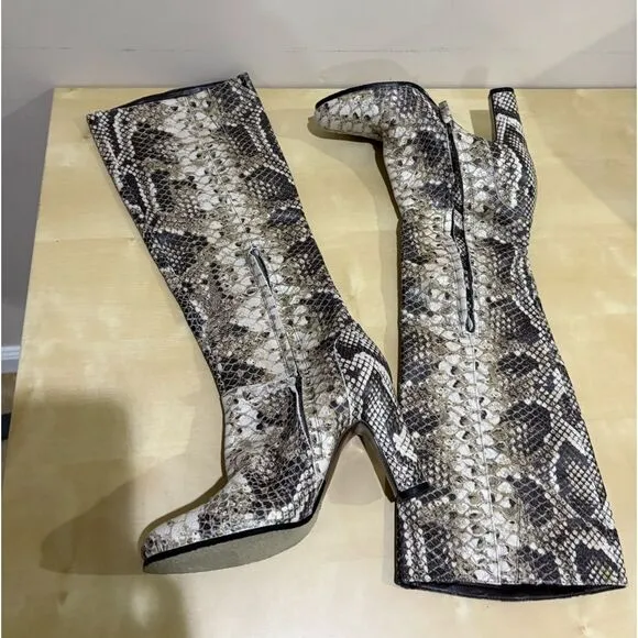 Sam Edelman Serephinia Snakeskin Tall Boots