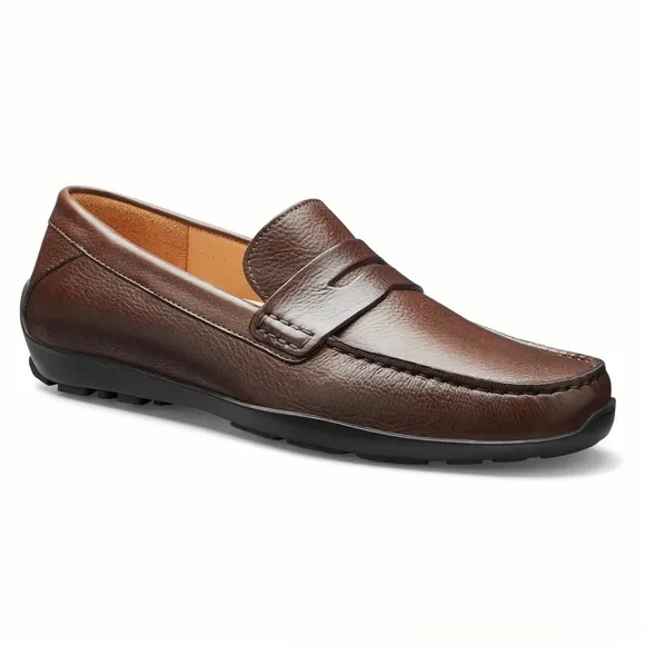 Samuel Hubbard Free Spirit brown Leather men’s Slip-On Loafer Shoes size 12
