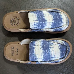 Sanuk Kids Blue Slip-On Shoes