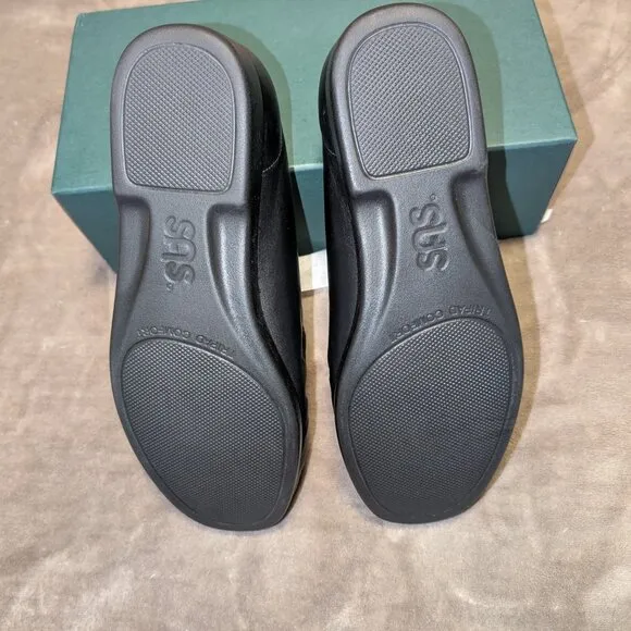 SAS JEWEL Tripad Comfort Black Loafer Shoes Size 9.5 WW