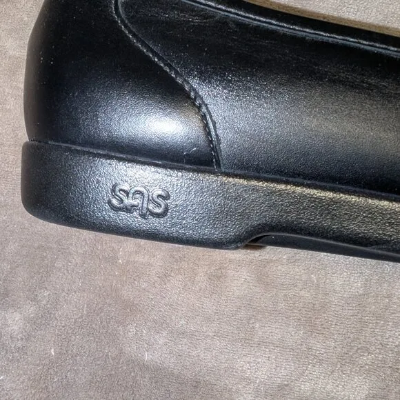 SAS JEWEL Tripad Comfort Black Loafer Shoes Size 9.5 WW