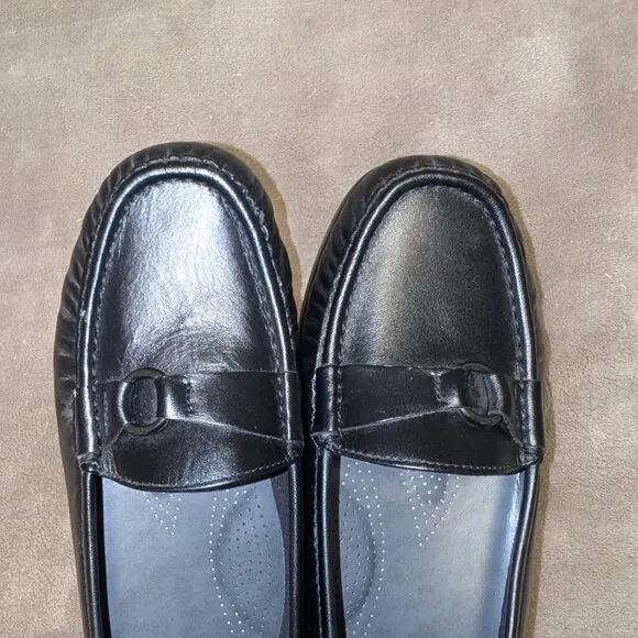 SAS JEWEL Tripad Comfort Black Loafer Shoes Size 9.5 WW