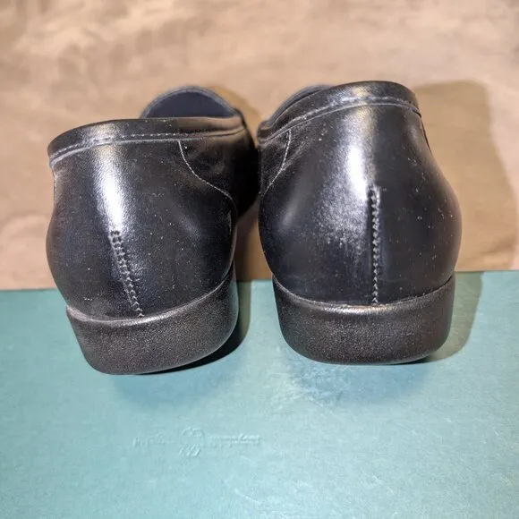 SAS JEWEL Tripad Comfort Black Loafer Shoes Size 9.5 WW