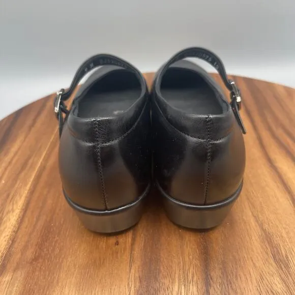 SAS Maria Shoes Womens 9 M Black Leather Mary Jane Casual Tripad Comfort Walking