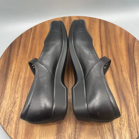 SAS Maria Shoes Womens 9 M Black Leather Mary Jane Casual Tripad Comfort Walking