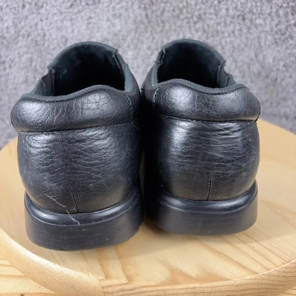 SAS Side Gore Dress Shoe Mens Size 11.5 Black Leather Loafer Tripad Made in USA