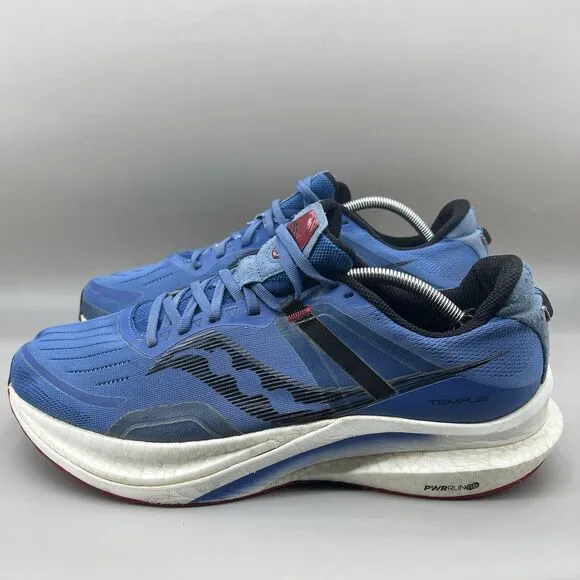 Saucony Tempus Men Size 13 Shoes Blue White Low Top Running Comfort Sneakers