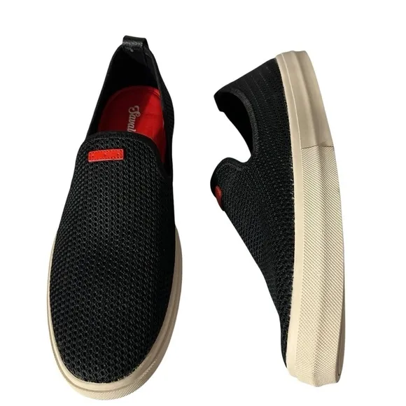 SAVALE GLOVER BLACK MESH SLIP ON SHOES SIZE 12