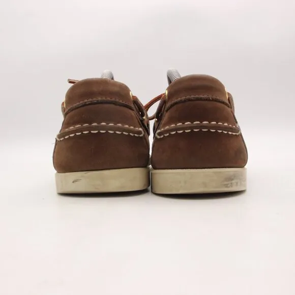 Sebago Docksides Men's Size 11 M Brown Suede Leather Boat Shoes