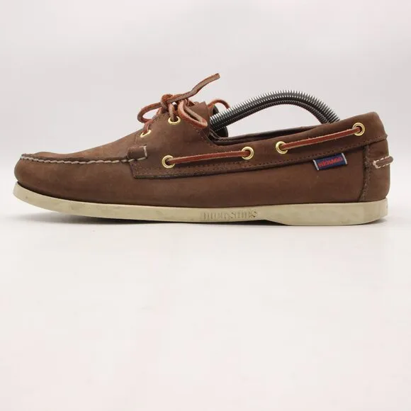 Sebago Docksides Men's Size 11 M Brown Suede Leather Boat Shoes
