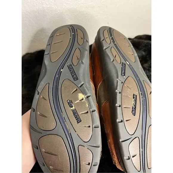 Sebago leather loafers dock boat shoes 14
