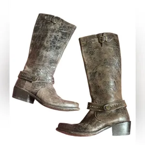 Senora Double H Western Leather Boots