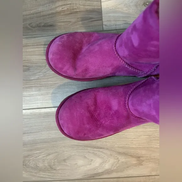 Short Purple Ugg boots