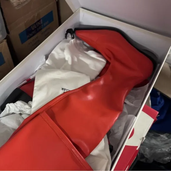 Simon Miller Stretch Tall Bandi Boot- Carnival Red- Size 9 or EU 39