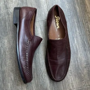 Sioux carol men slip on shoes brown leather 11