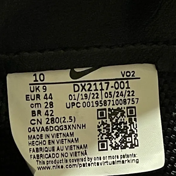 Size 10 Men’s Nike Triple Black Military Boots SFB New