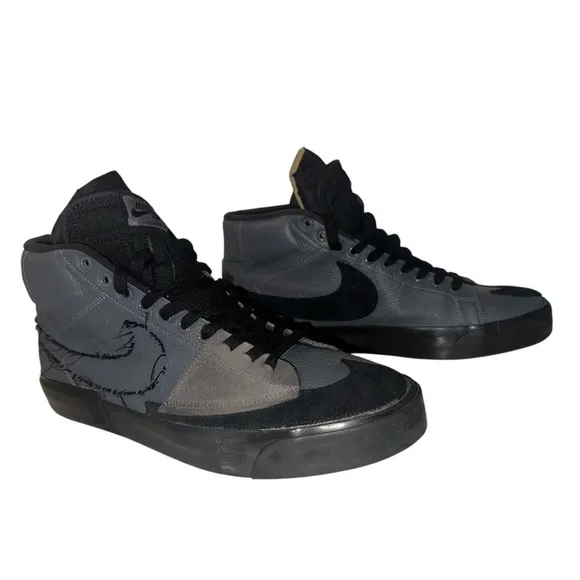 Size‎ 14 NIKE SB ZOOM BLAZER MID EDGE L IRON GREY-BLACK-BLACK DA2189-001