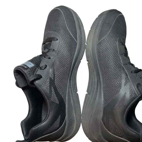 Skechers Arch Comfort Walking Shoes Sneakers Cushioned Black