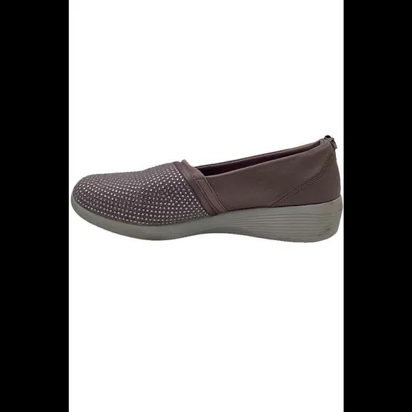 Skechers Arya Sparkle Slip On Shoes Lavender - Medium
