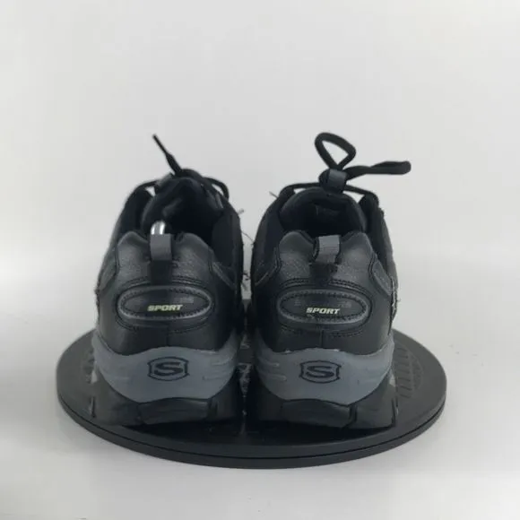 Skechers Energy After Burn Black Leather Comfort Shoes 50081EW Men’s Size 13 W