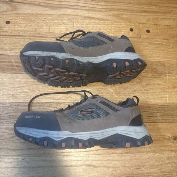 SKECHERS Greetah COMPOSITE TOE Safety Shoes Waterproof Slip Re Sz 11