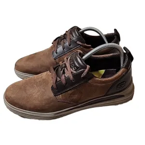 SKECHERS Mens Shoes Sneakers Proven Gladwin BROWN Comfortwear US Size 10.5 M